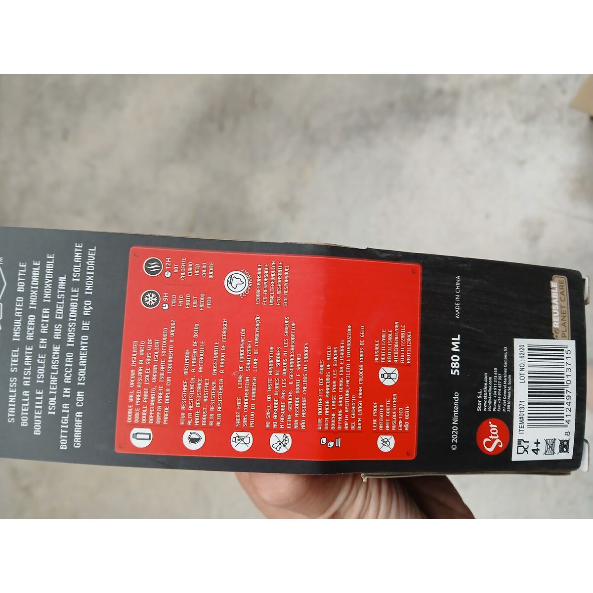 Termos Super Mario 01371 580 ml Silikon - 2