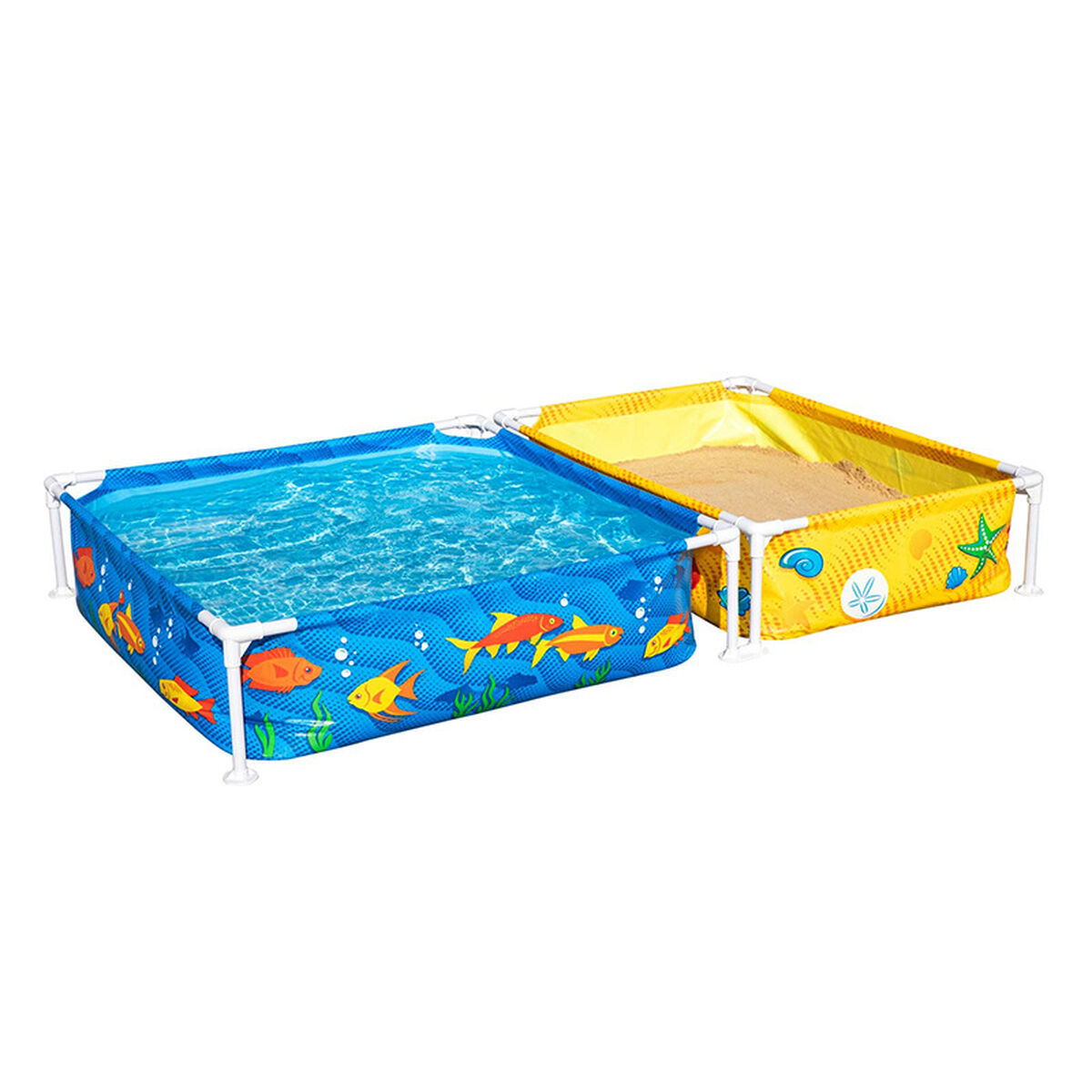Bestway Stel Barnpool med Sandlåda 213x122x30,5 cm +2 år Trädgård 00561
