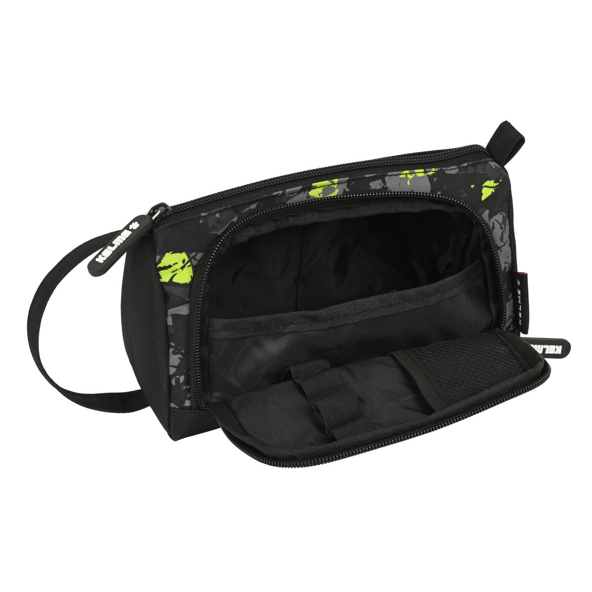 Skolväska Kelme Jungle Svart Grå Lime 20 x 11 x 8.5 cm - 3