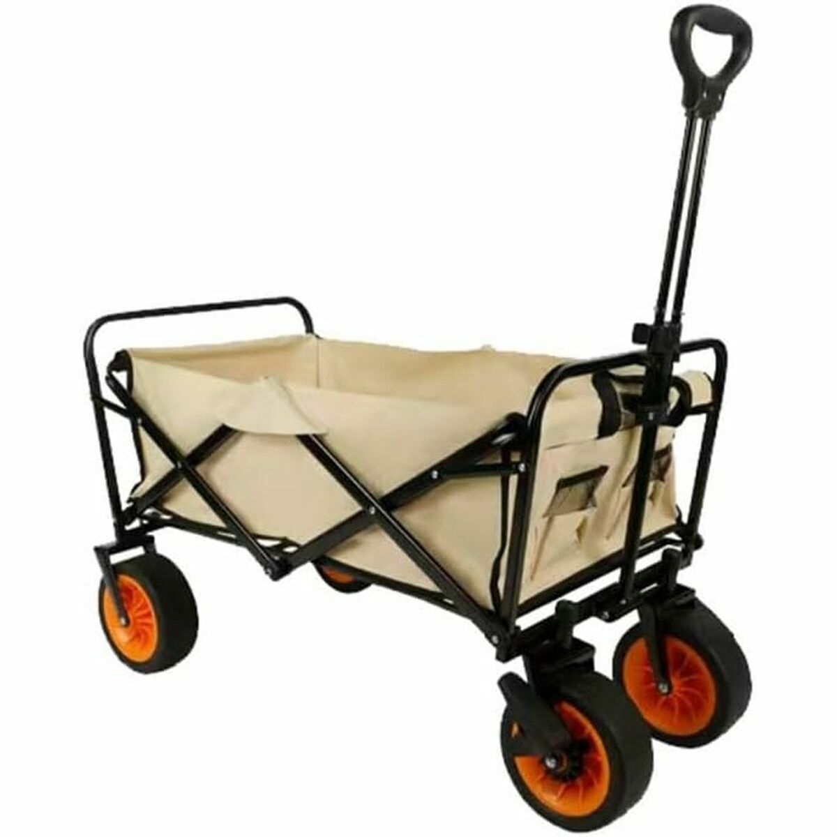 Flerfunktionsvagn Marbueno Beige Stål 50 x 75 x 76 cm