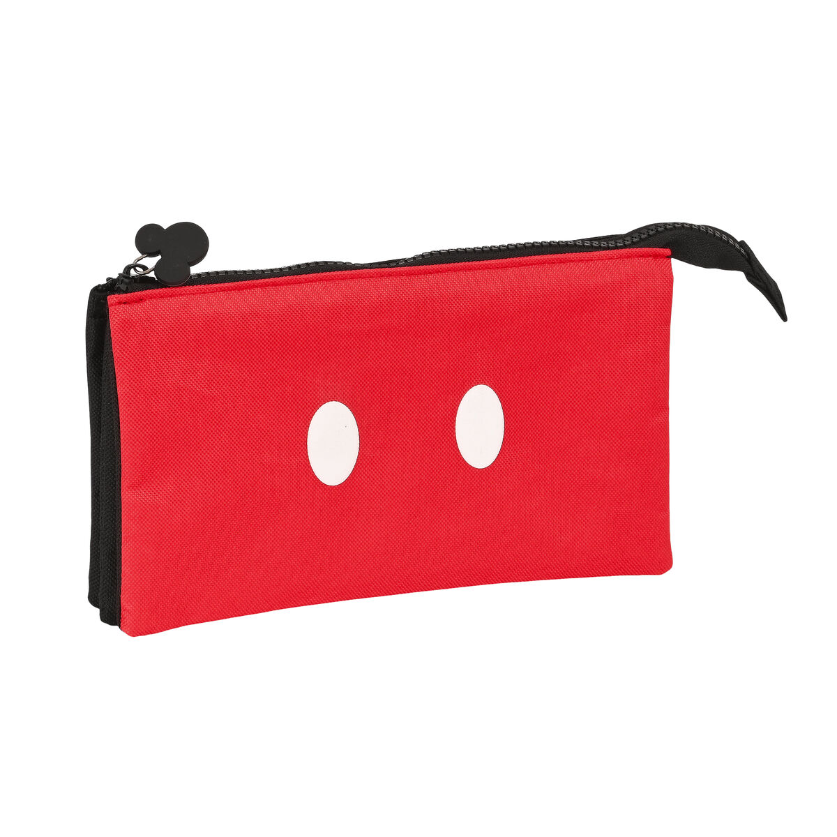Tredubbel Carry-all Mickey Mouse Clubhouse Mickey mood Svart Röd 22 x 12 x 3 cm