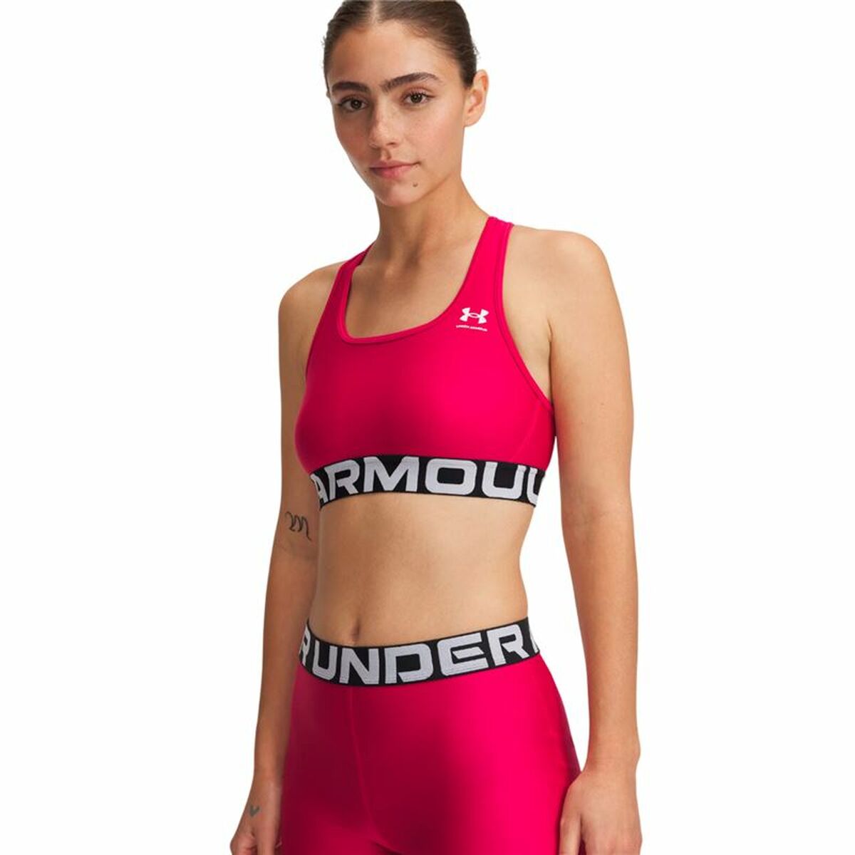 Sport-BH Under Armour Hg Karmosinröd L
