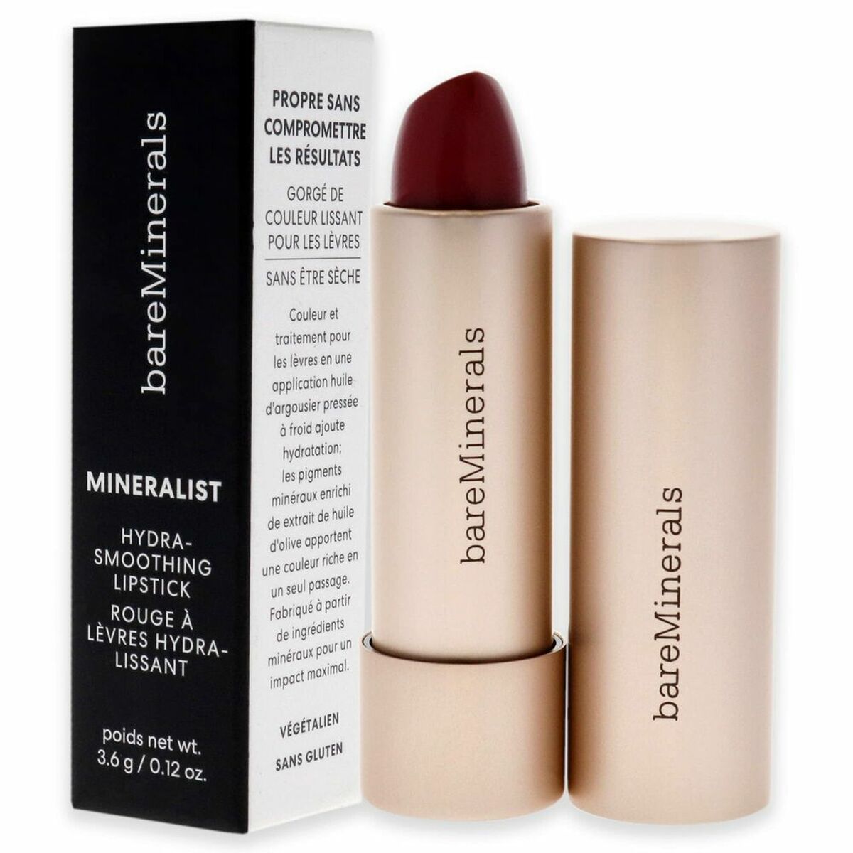 Återfuktande läppstift bareMinerals Mineralist Fortitude 3,6 g