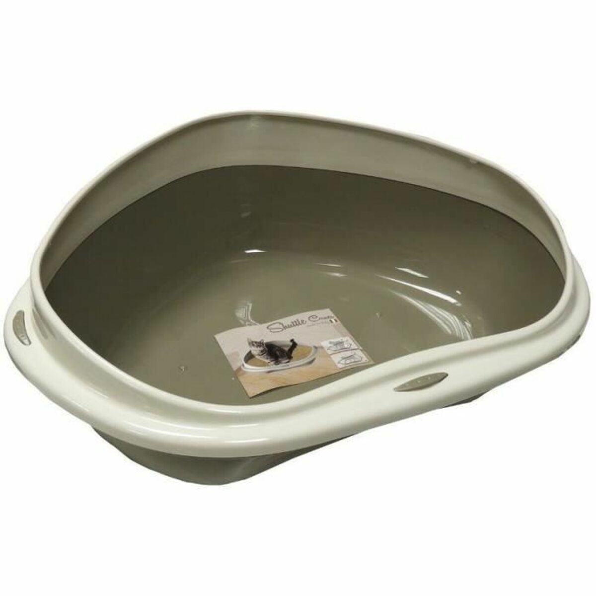 Kattlåda Aimé Beige Beige-brun (taupe) Plast