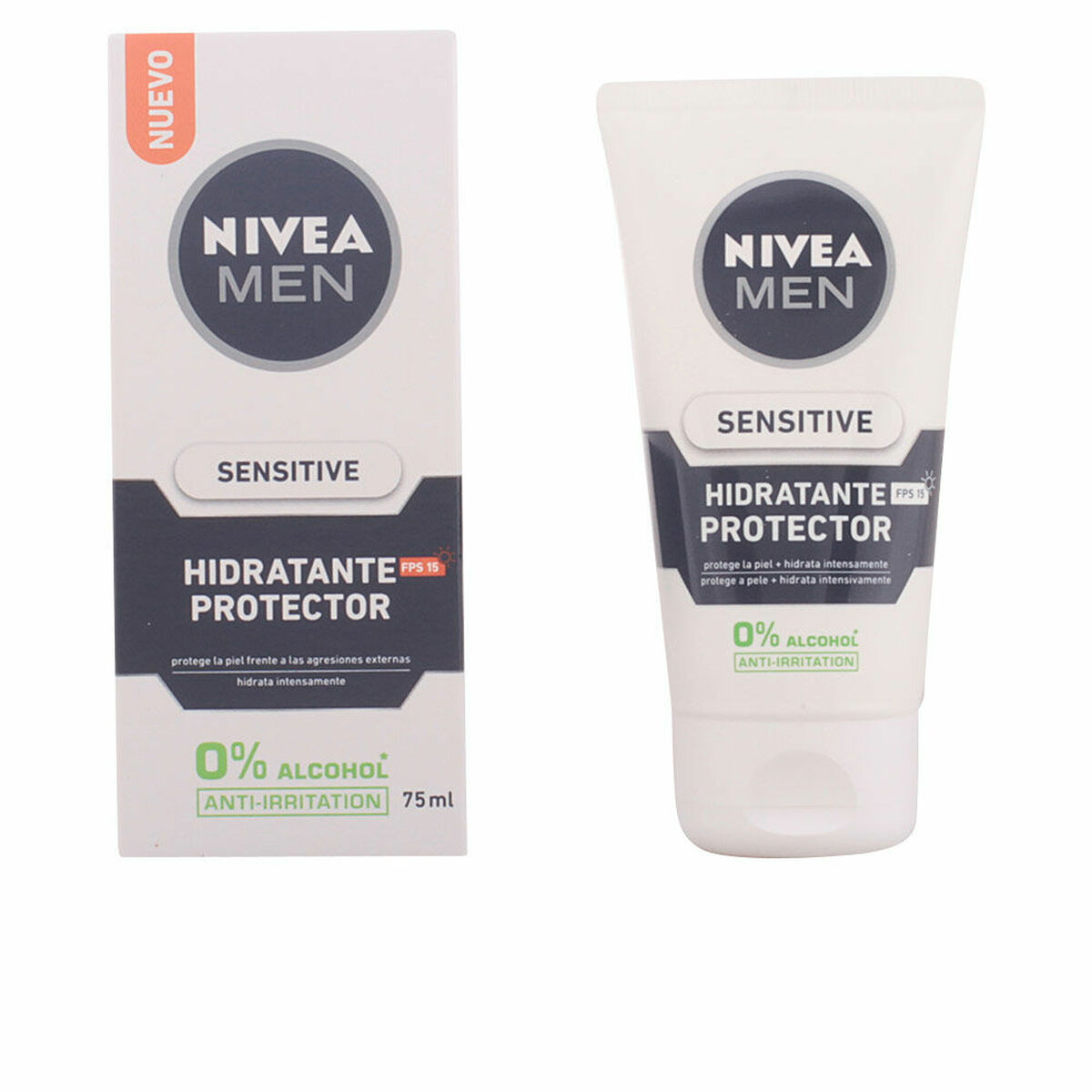 Fuktgivande ansiktskräm Nivea Men Sensitive Spf 15 75 ml