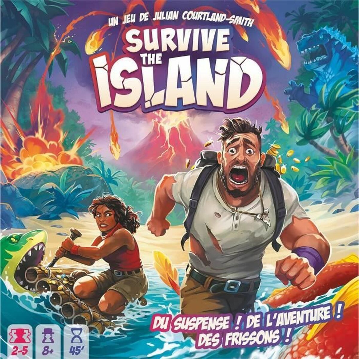 Sällskapsspel Asmodee Survive The Island - 2