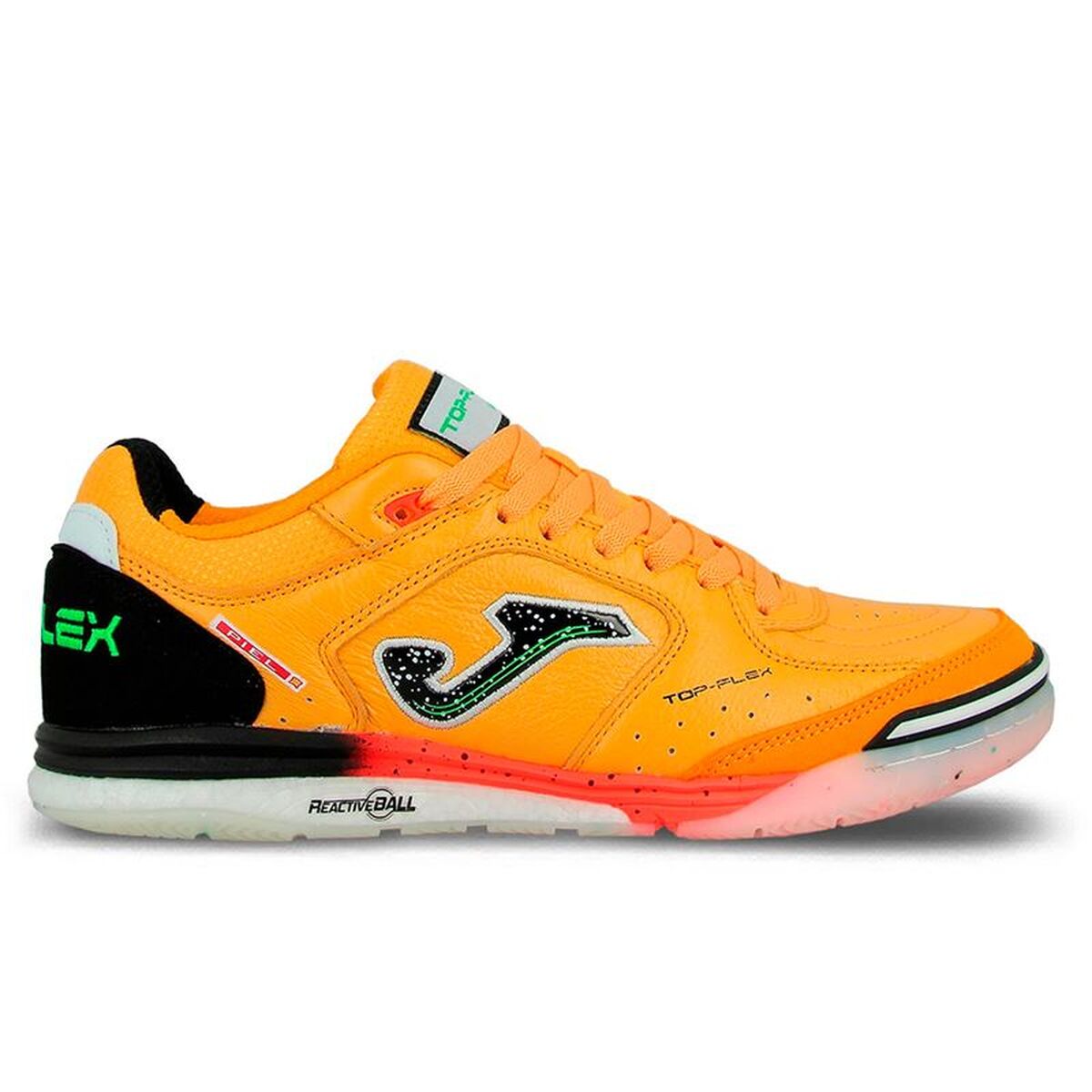 Fotbollsskor för inomhusbruk för vuxna Joma Sport Top Flex Rebound 2528 Orange