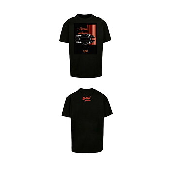 T-shirt med kortärm Herr RADIKAL GERMAN PERFECTION Svart M