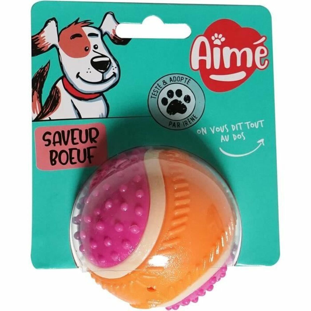 Mjuk leksak för hundar Aimé Rosa Plast