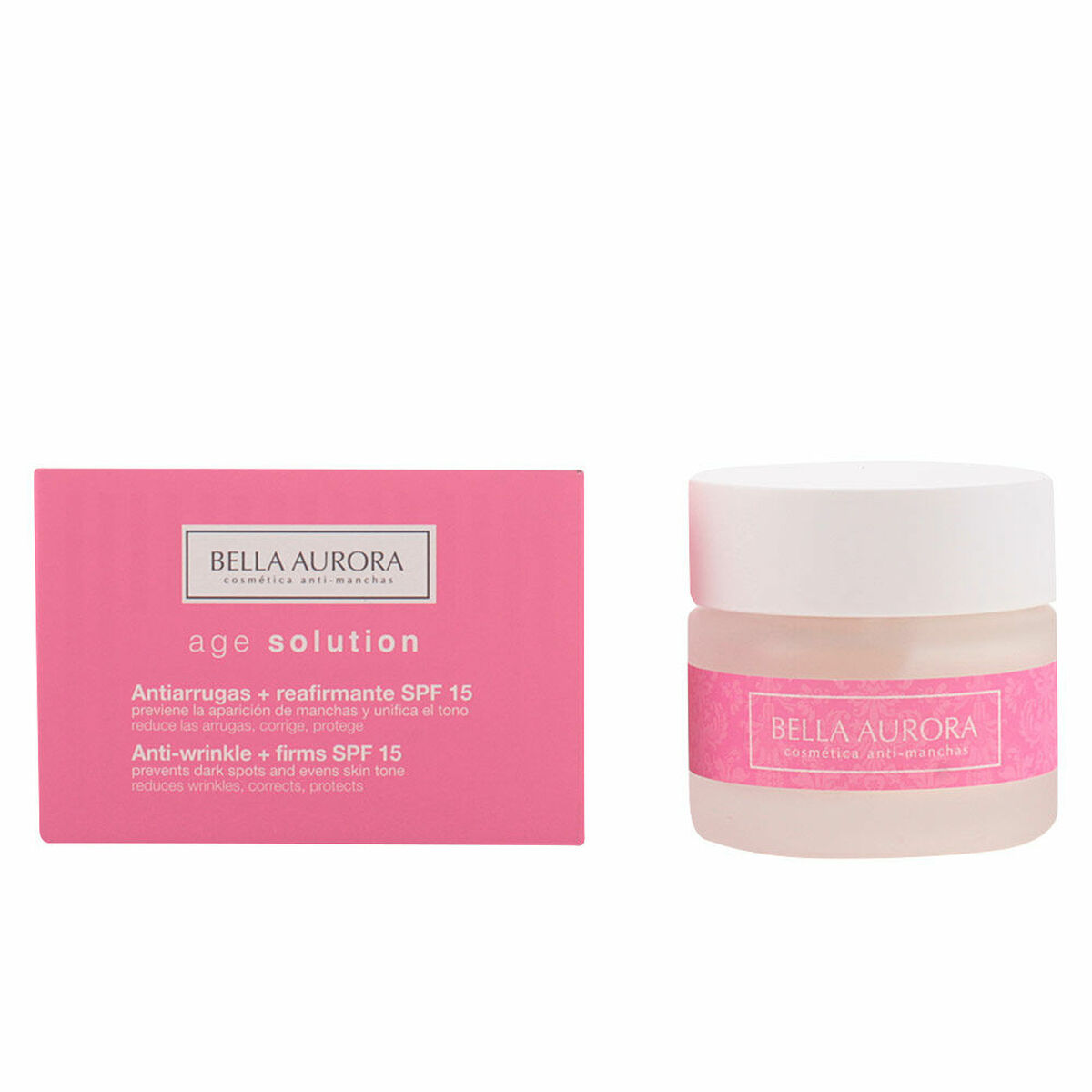 Kräm mot rynkor Bella Aurora 2526106 Spf 15 50 ml Stärkande
