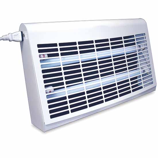 Elektrisk insect killer med UVA lampor, 2x 15 W, räckvidd 80 m²