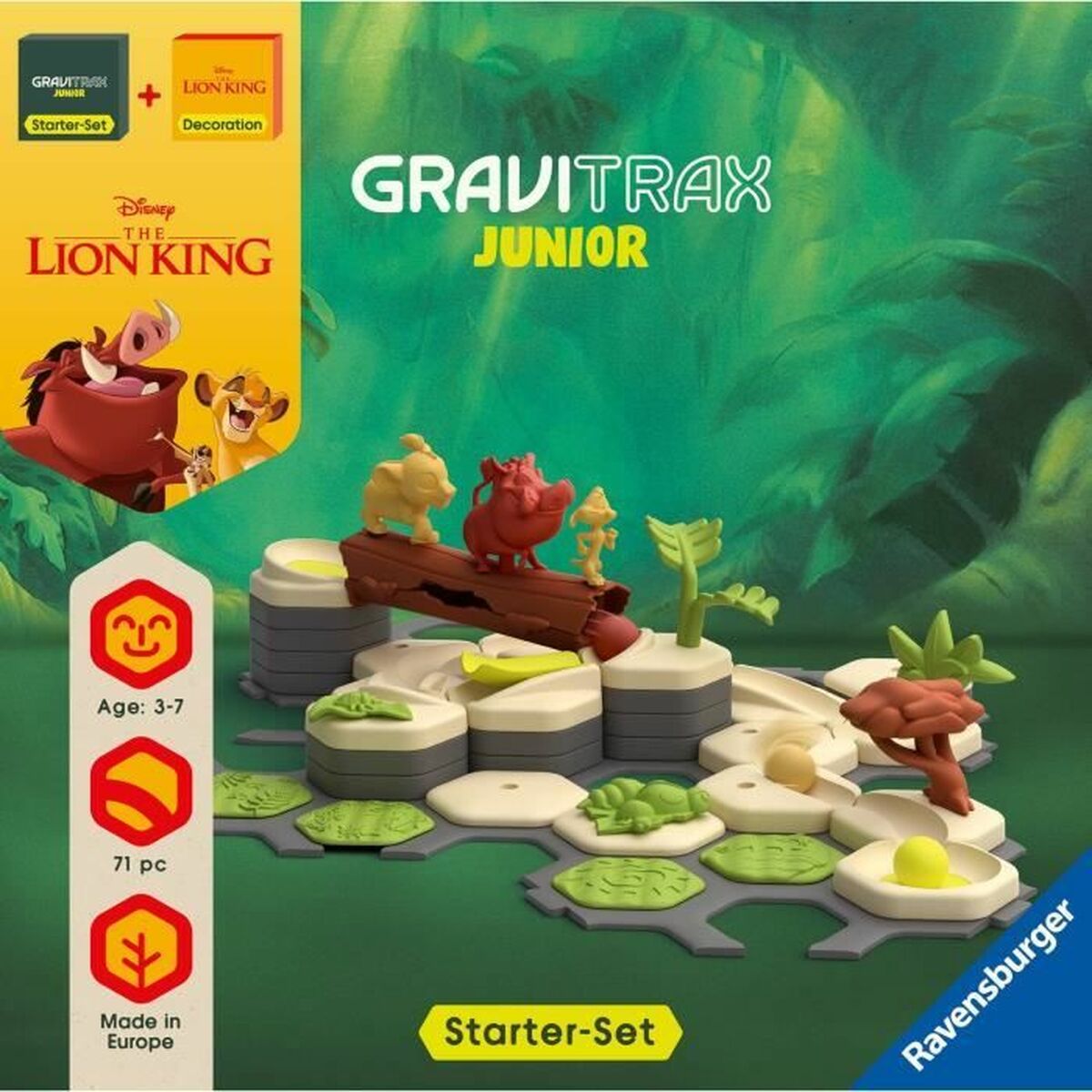 Sällskapsspel Ravensburger Gravitrax Junior Starter Set El Rey León - 3