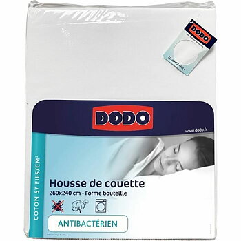 Påslakan DODO Antibakteriell Vit 240 x 260 cm 260 x 240 cm