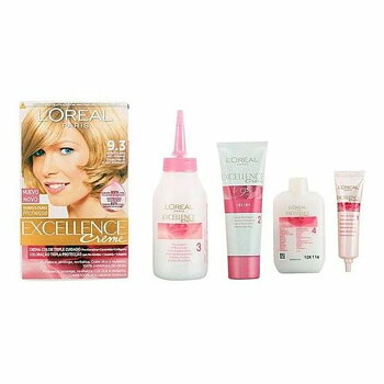 Permanent färg L'Oreal Make Up Excellence Ljust guldblont Nº 9,3-Rubio Claro Claro Dorado 192 ml