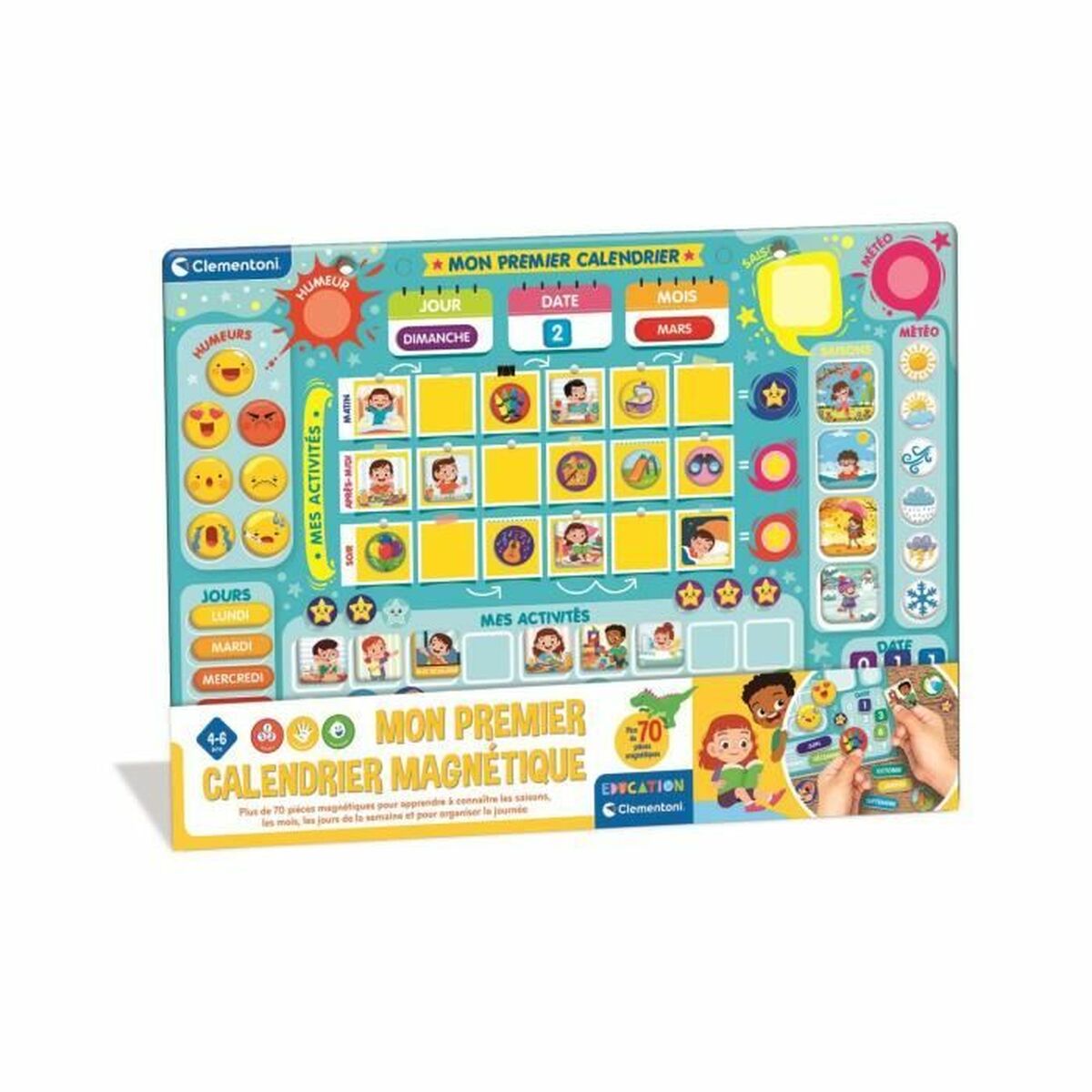 Kalender Clementoni Magnetic 70 piezas - 2