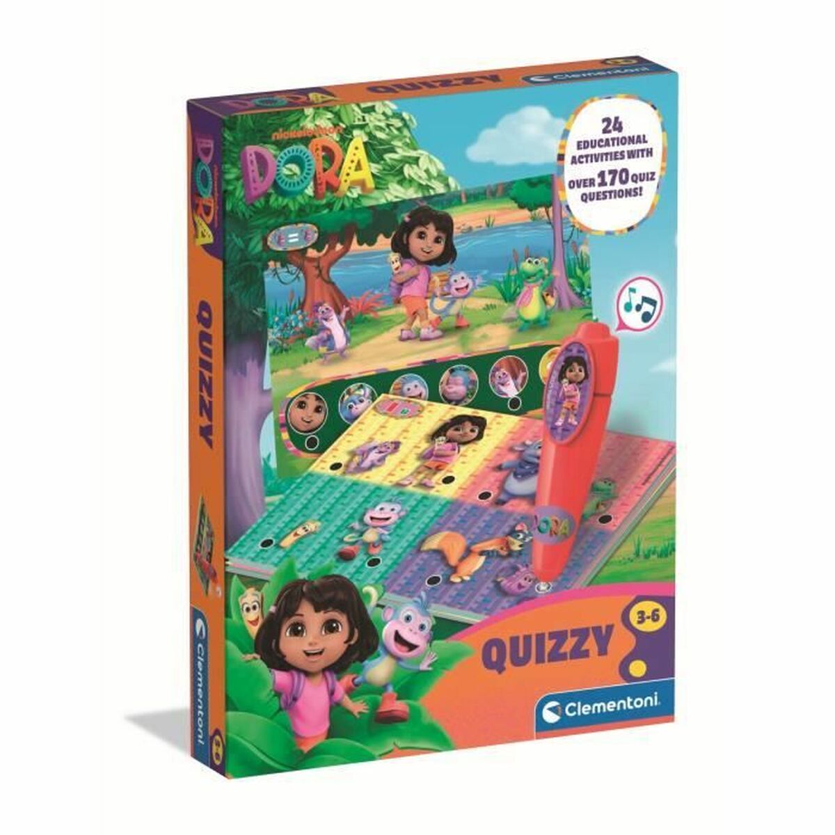 Utbildningsspel Clementoni Dora Quizzy