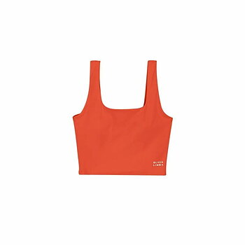 Sport-topp, Dam Black Limba Bhakti Orange Fitness