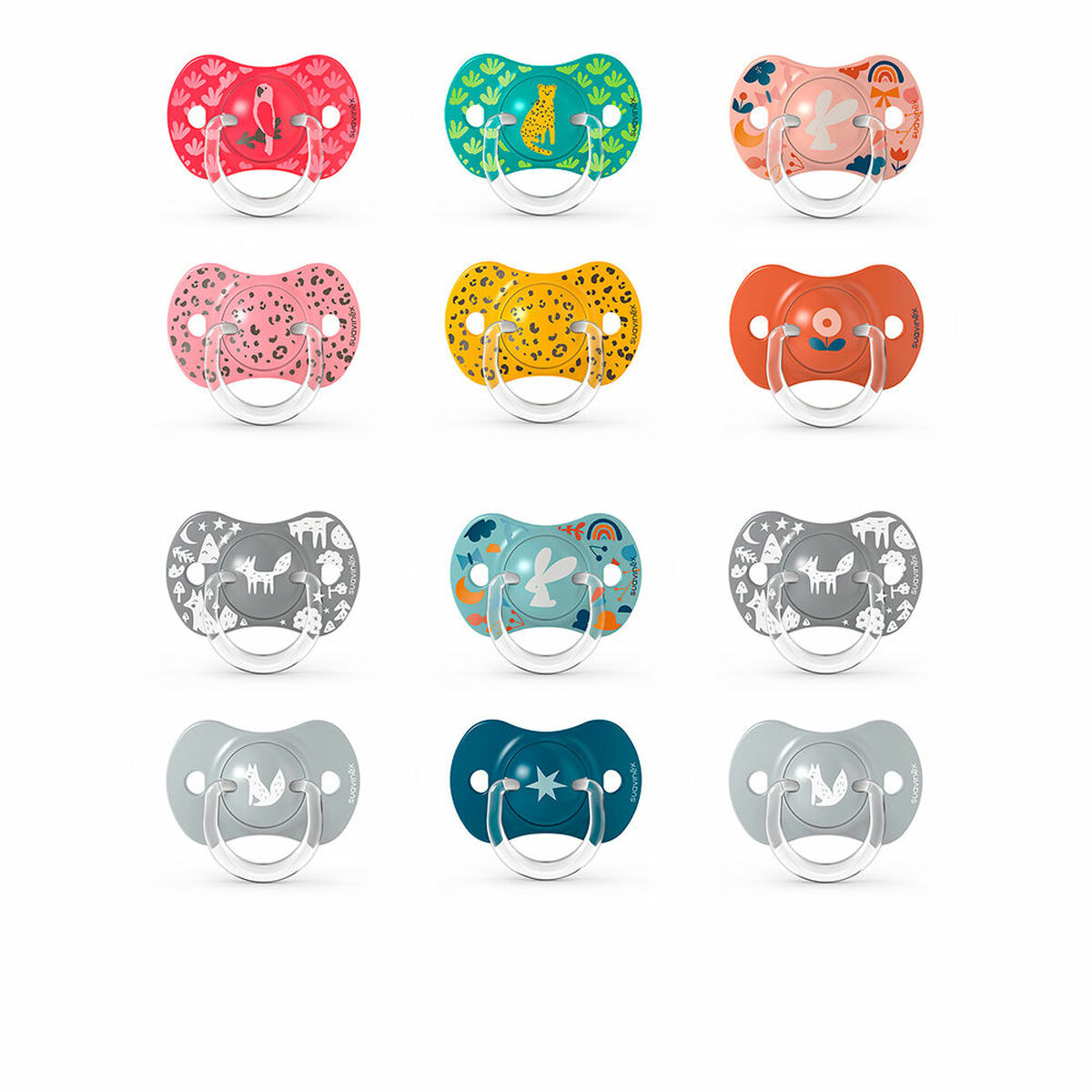 Napp Suavinex Prints Multicolour (2 antal)