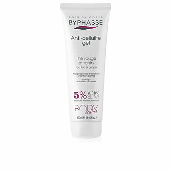 Anti celluliter gel Byphasse Body Seduct Gel 250 ml Rött te Vindruvor