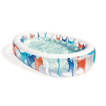 Bestway Uppblåsbar Oval Pool 229x152x51 cm +6 År Trädgård 54066
