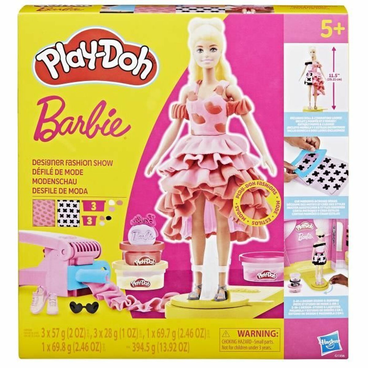 Modellera Spel Play-Doh Barbie Designer Fashion Show Multicolour