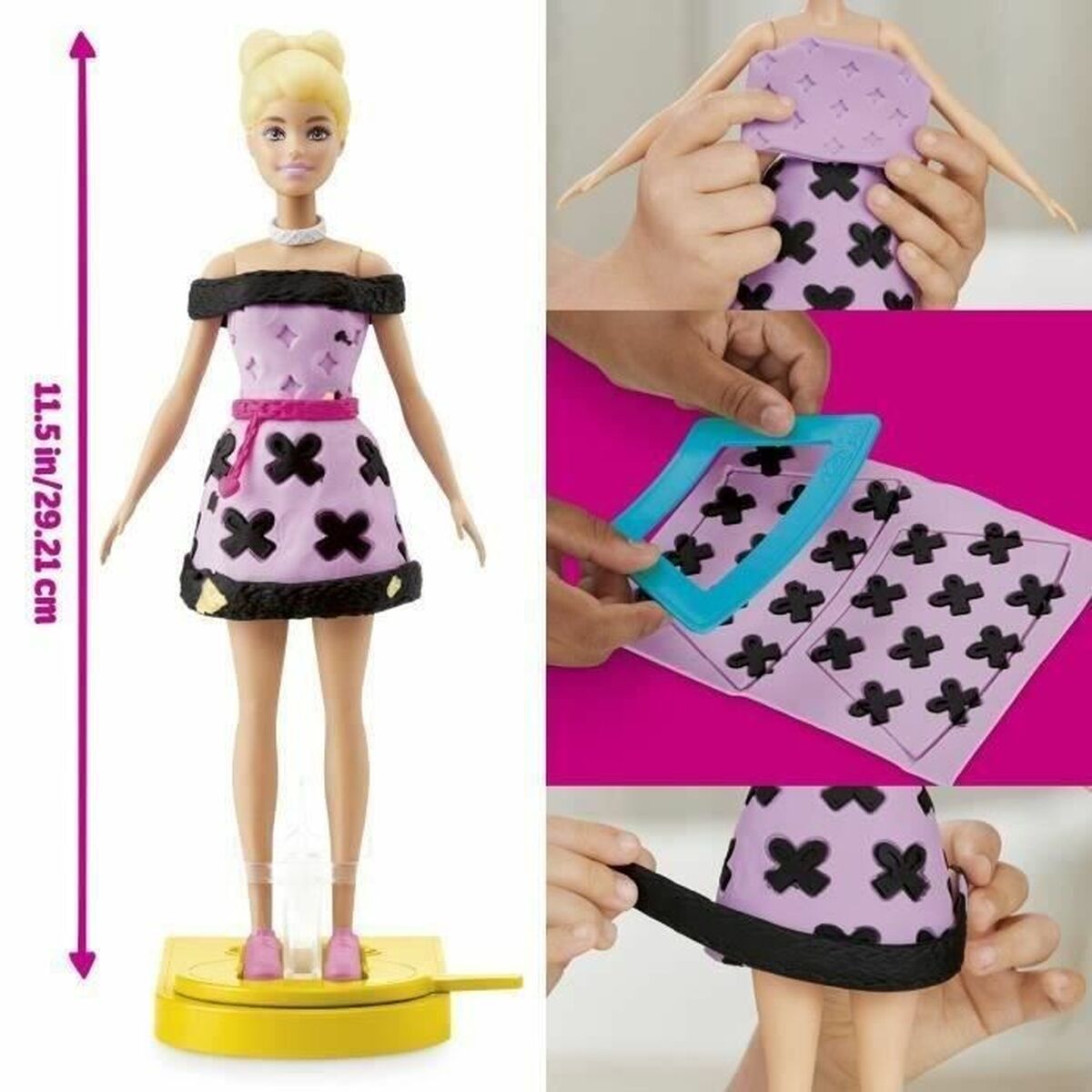 Modellera Spel Play-Doh Barbie Designer Fashion Show Multicolour - 2