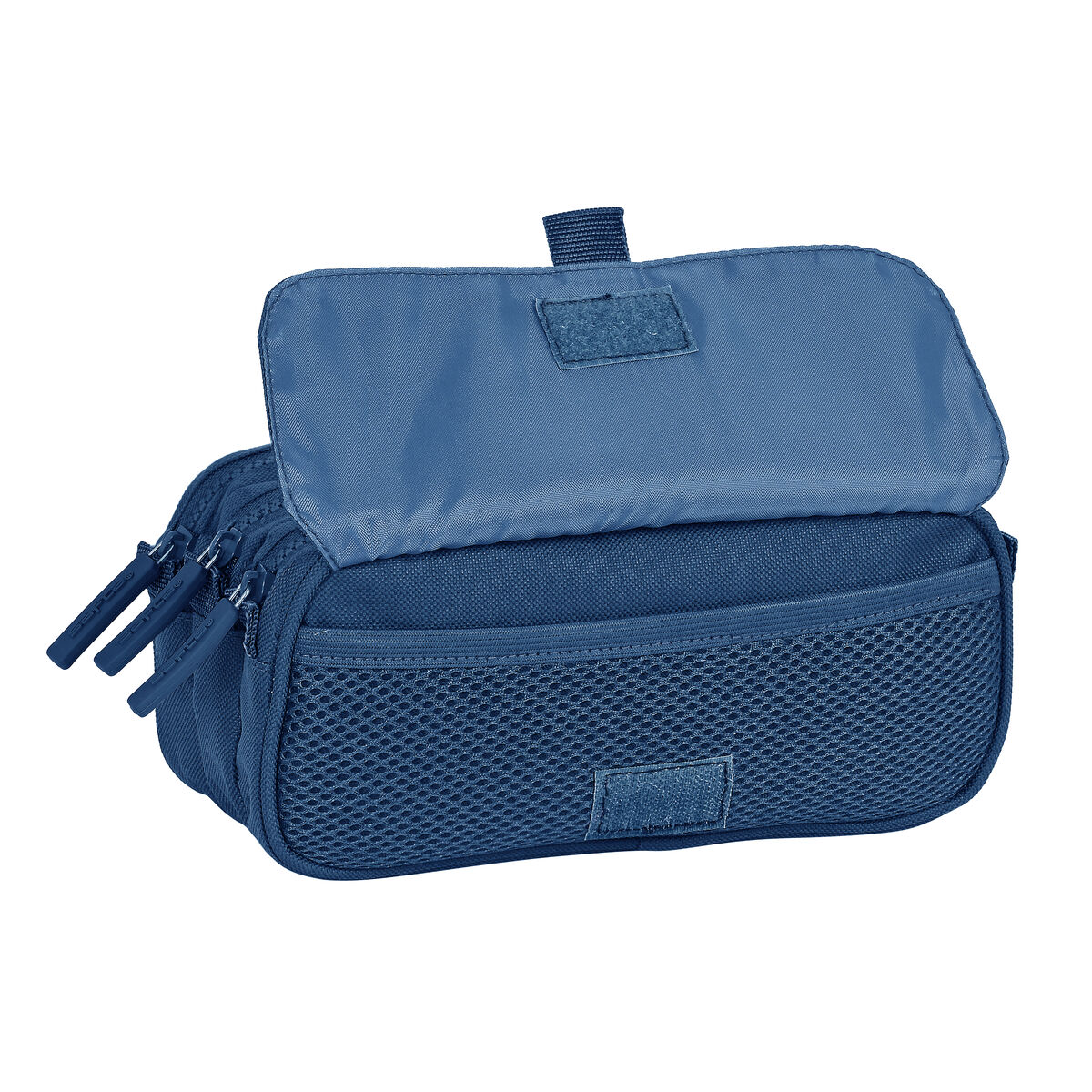 Tredubbel Carry-all Safta 21,5 x 10 x 8 cm Marinblå - 2