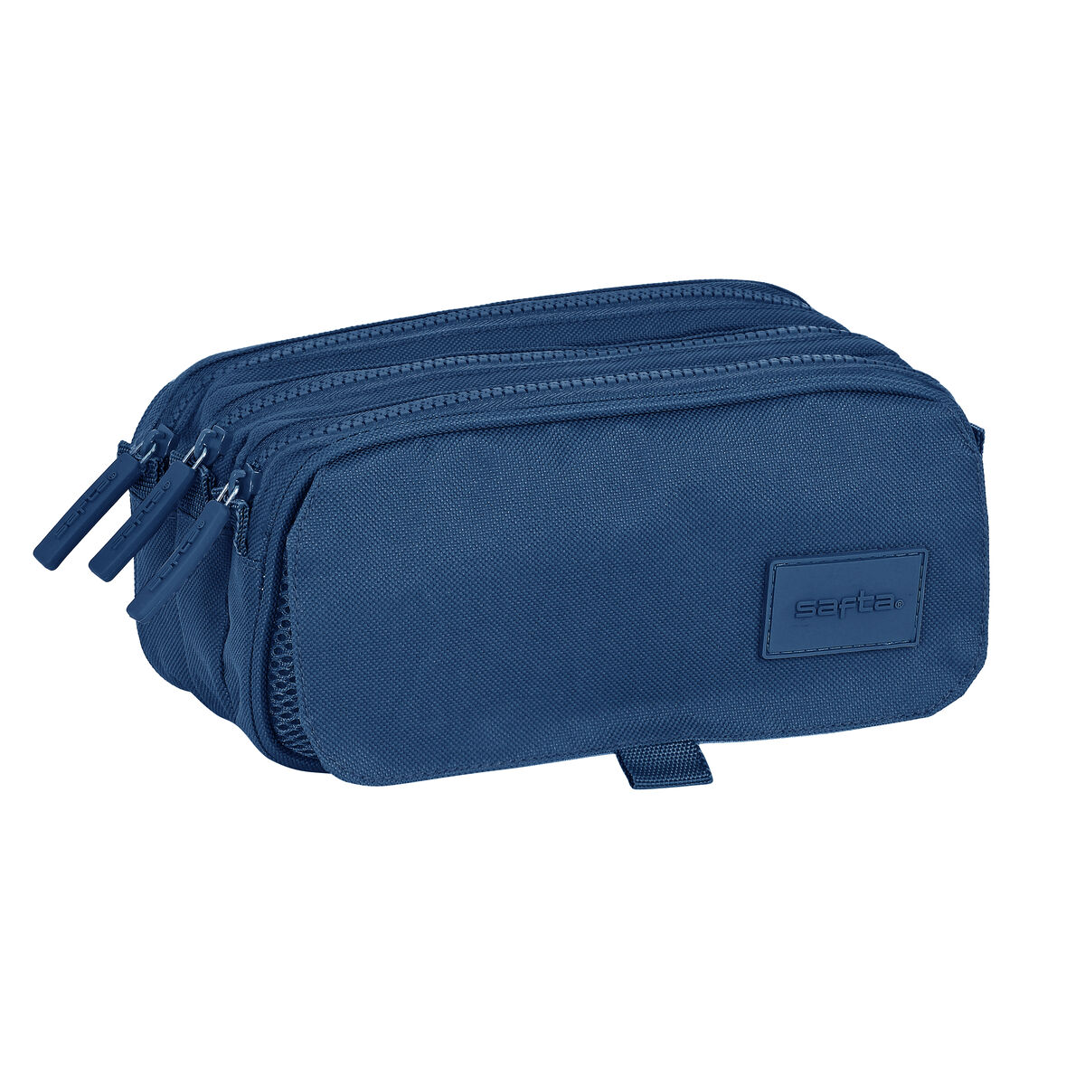 Tredubbel Carry-all Safta 21,5 x 10 x 8 cm Marinblå