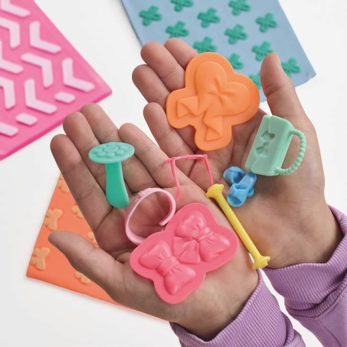 Modellera Spel Play-Doh BArbie Pearls & Bows Multicolour - 3
