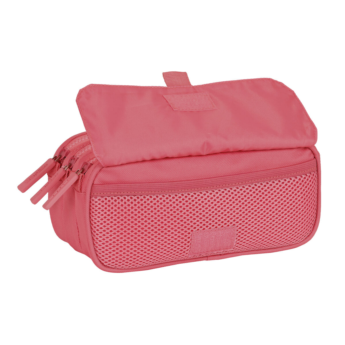 Tredubbel Carry-all Safta Marsala 21,5 x 10 x 8 cm Rödbrun - 2