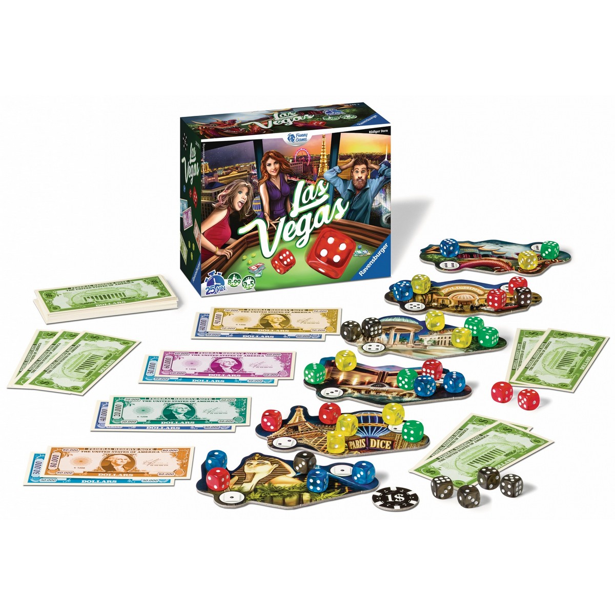 Sällskapsspel Ravensburger Las Vegas FR (Franska) - 3