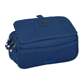 Tredubbel Carry-all Kappa 21,5 x 10 x 8 cm Marinblå