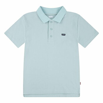 Polotröja kortärmad Barn Levi's Lvb Back Neck Tape Blå