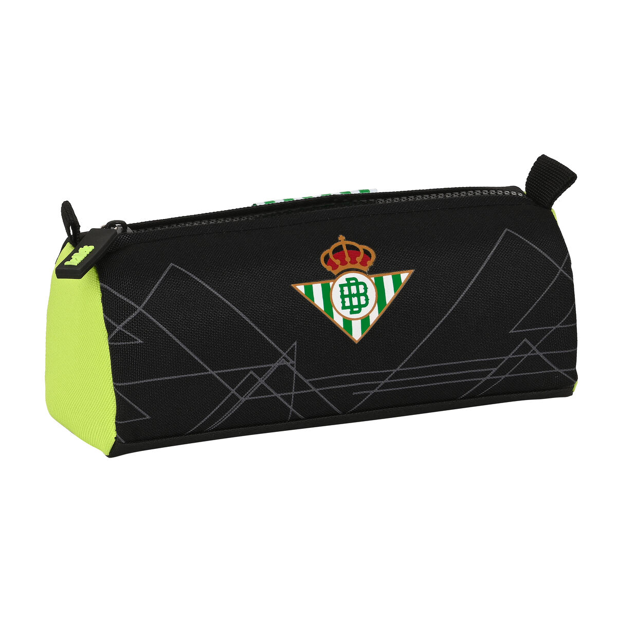 Skolväska Real Betis Balompié Svart Lime 21 x 8 x 7 cm