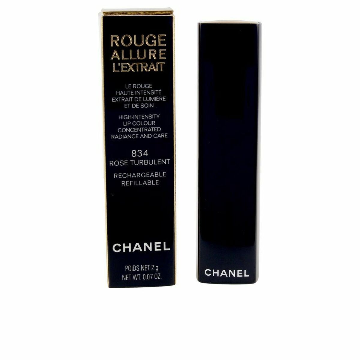 Läppstift Chanel Rouge Allure Extrait Rose Turbulent 834 Nº 834 Rose Turbulent 2 g (1 antal) - 2