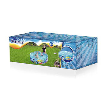 Bestway Trädgårdspool i hård PVC för barn Marina 183x38 cm +2 år 55030