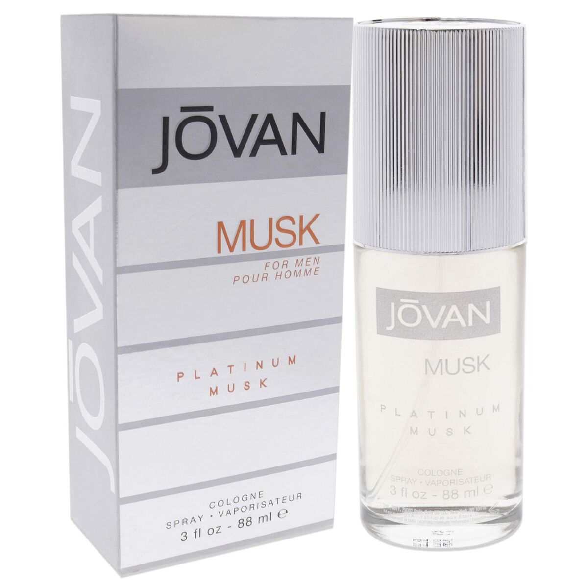 Parfym Damer Jovan Musk for Men Platinum Musk EDC 88 ml - 3