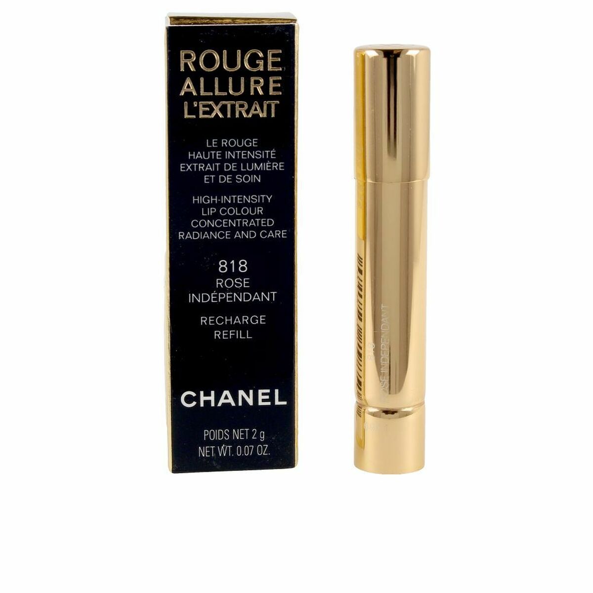Läppstift Chanel Rouge Allure Extrait Rose Independant 818 Rose Independant 8 Nº 818 Rose Independant 2 g (1 antal) - 2