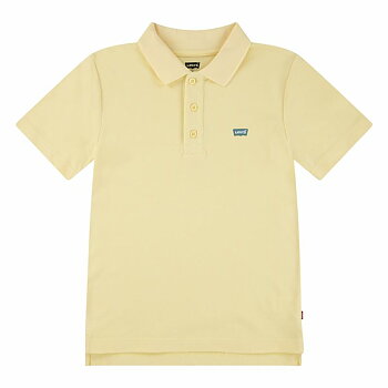 Polotröja kortärmad Barn Levi's Lvb Back Neck Tape Gul