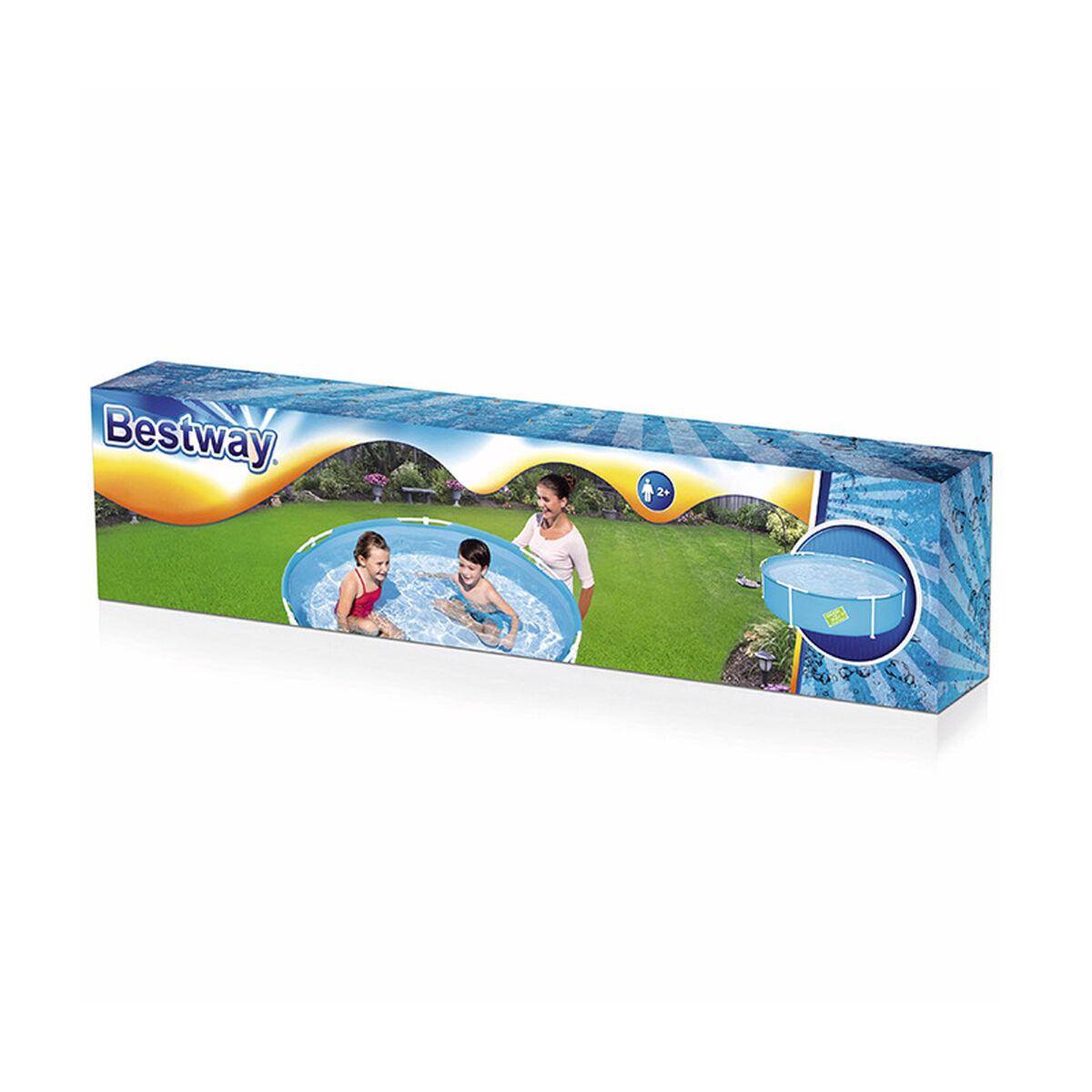 Bestway Hård Barnpool 152x38 cm +2 År Trädgård 56283 - 2