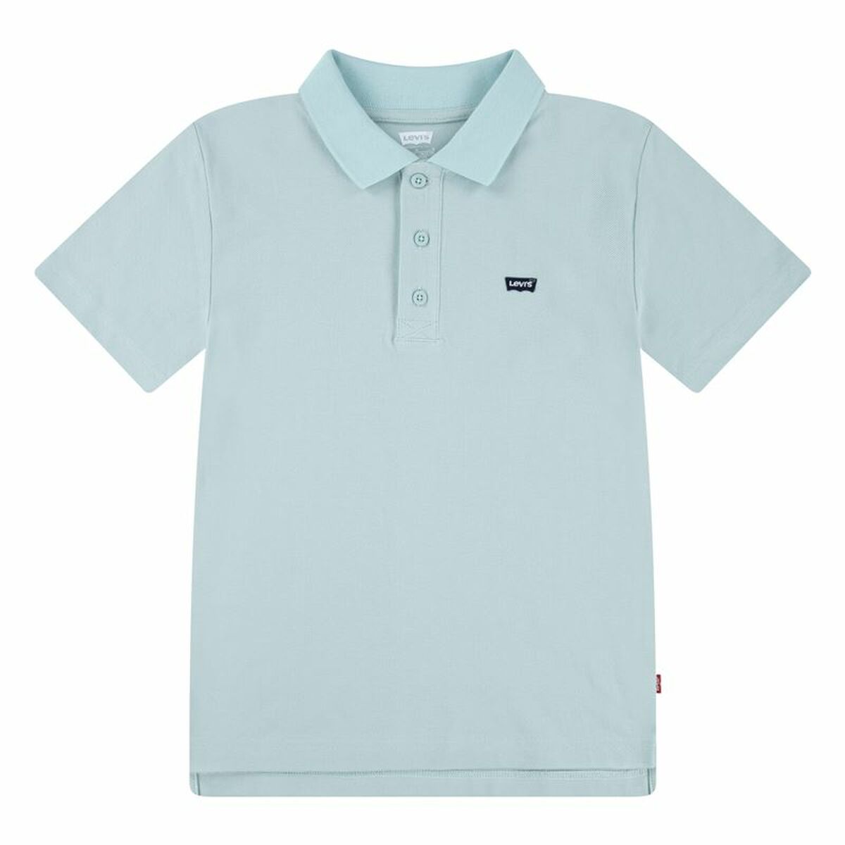 Polotröja kortärmad Barn Levi's Lvb Back Neck Tape Blå