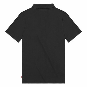Polotröja kortärmad Barn Levi's Lvb Back Neck Tape Svart