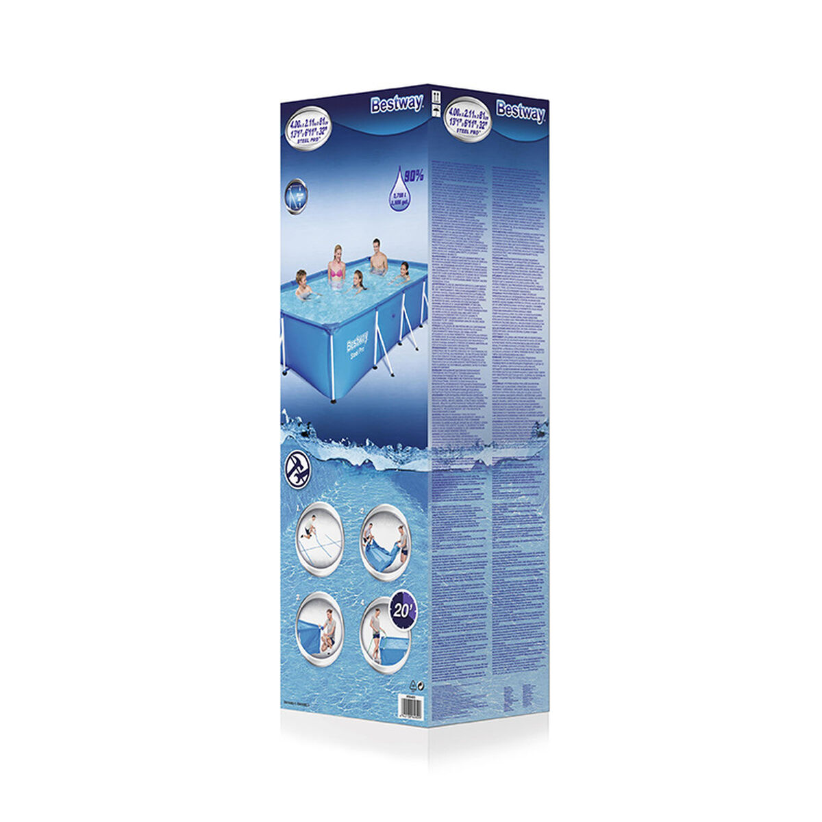 Bollhav Bestway 211 x 400 x 81 cm - 2