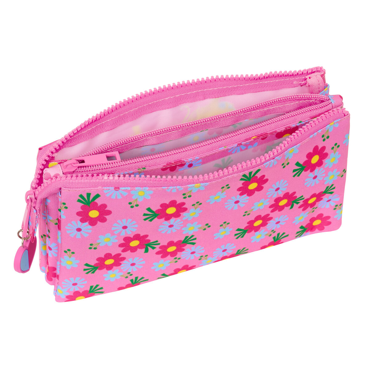 Tredubbel Carry-all Trolls Rosa 22 x 12 x 3 cm - 3