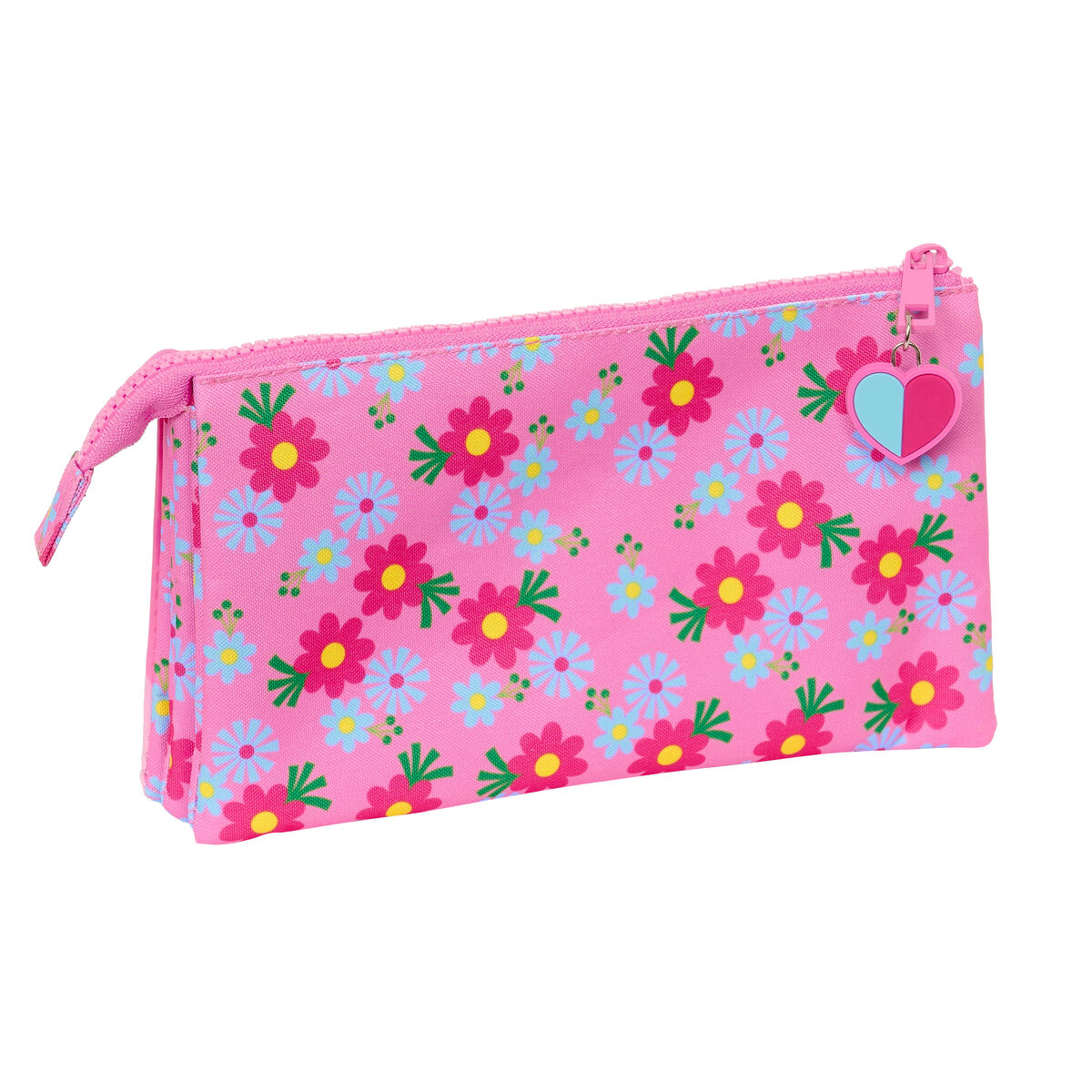 Tredubbel Carry-all Trolls Rosa 22 x 12 x 3 cm - 2