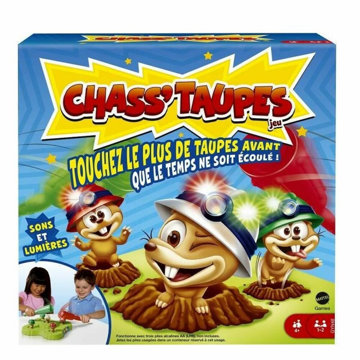 Sällskapsspel Mattel CHASS'TAUPES