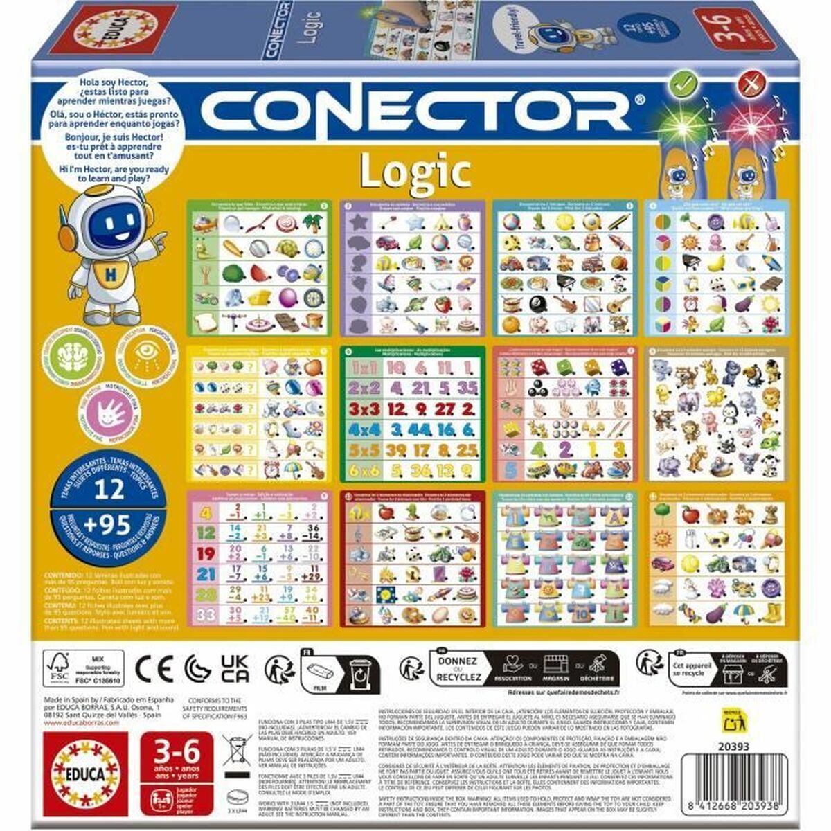 Utbildningsspel Educa Conector Logic - 3