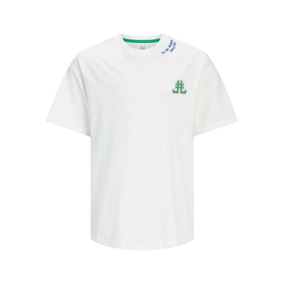 Barn T-shirt med kortärm Jack & Jones Jorcole Back Print Tee Ss Vit