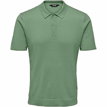 Polotröja kortärmad Herr Only & Sons Onswyler Life Reg 14 Ss Knit Grön