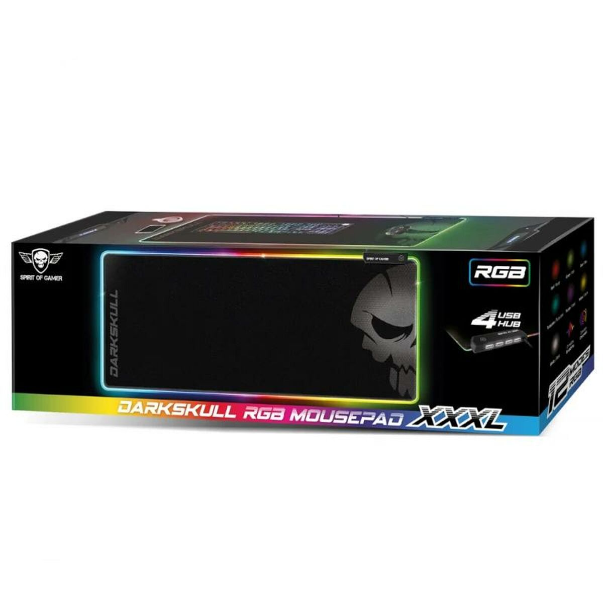 Musmatta Gaming Spirit of Gamer SOG-PADHXXRGB Svart Multicolour RGB - 2